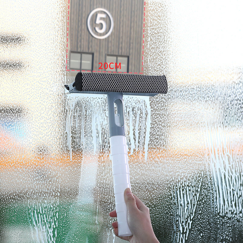Double-Sided Glass Cleaning Wiper – For Home Windows & Car Windshields