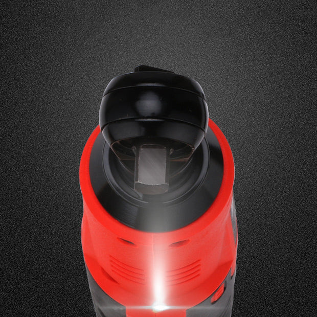 "Portable electric ratchet wrench with lithium battery, up to 45Nm torque"
