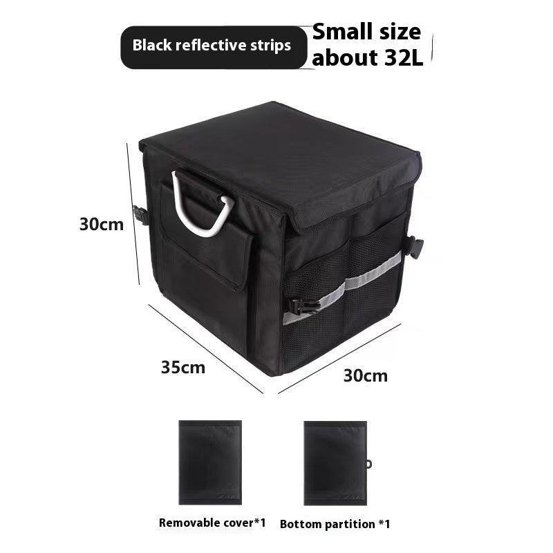 Foldable Car Trunk Organizer: Portable, Large-Capacity Storage Box