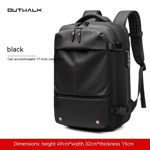 Men's Business Travel Backpack – Multifunctional, Large-Capacity Computer Bag with Vacuum Compression - AutoBits