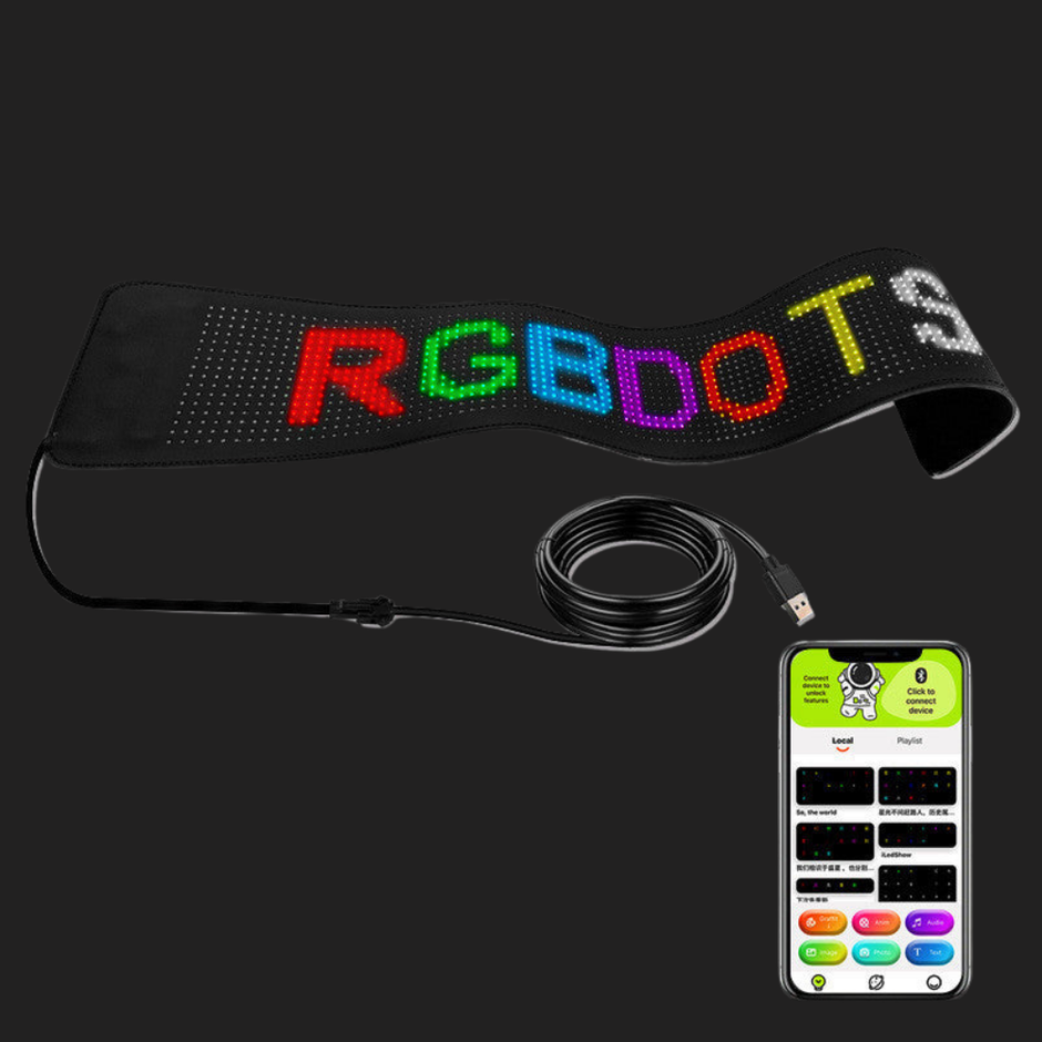 Mobile Phone LED Flexible Display – Dynamic & Customizable Scrolling Screen - AutoBits