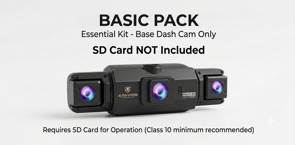 AutoBitStore™ 360° 4-Channel Dash Cam – Full Vehicle Surround Coverage, IR Night Vision & Smart OBD Radar Surveillance System