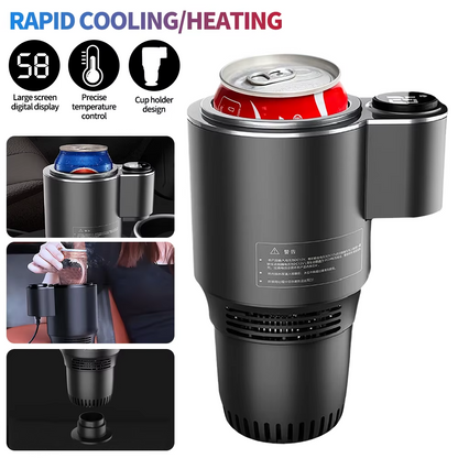 Car Heated & Cooled Cup – Premium Temperature Control Travel Mug