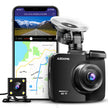4K GS63H Dash Cam Dual Lens Car Camera with GPS, WiFi, Night Vision, Loop Recording