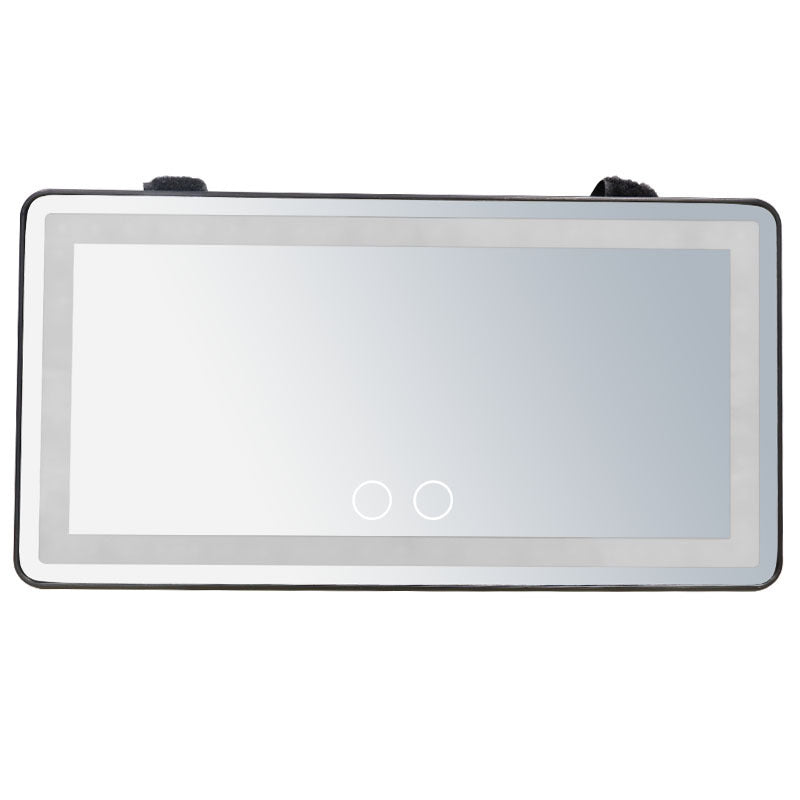 Car LED High-Definition Makeup Mirror with Three-Color Adjustable Lighting - AutoBits