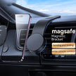 Magnetic Bendable Car Mobile Phone Holder Wireless Charger Phone Holder 15W Car Dash Mount Compatible With Phone - AutoBits