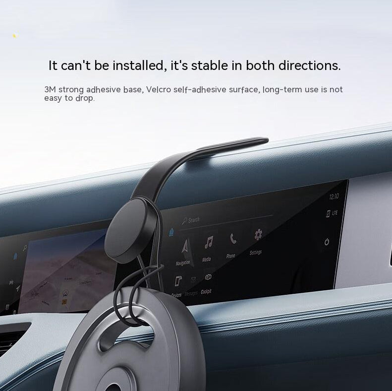 Magnetic Bendable Car Mobile Phone Holder Wireless Charger Phone Holder 15W Car Dash Mount Compatible With Phone - AutoBits