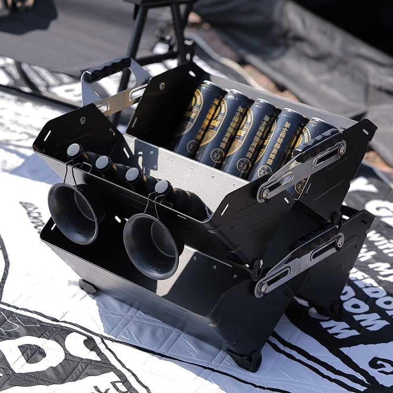 Camping Outdoor Folding Storage Box – Durable & Compact Organizer