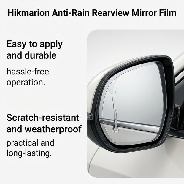 HD Anti-Fog Car Rearview Mirror Rainproof Film - Waterproof Protective Stickers (2 PCS) 🌧️🚫