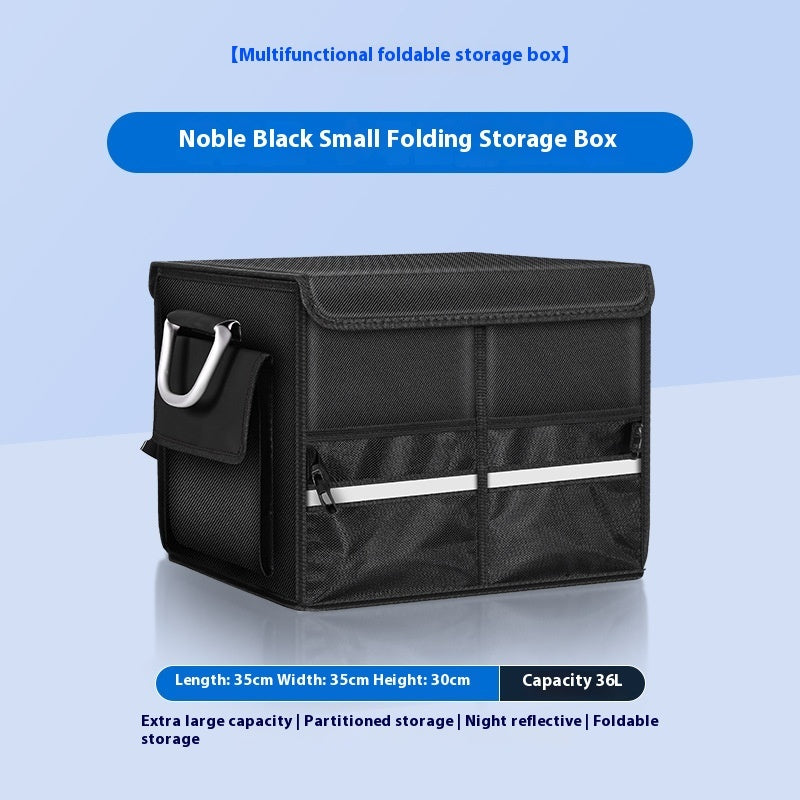 Foldable Car Trunk Organizer: Portable, Large-Capacity Storage Box - AutoBits