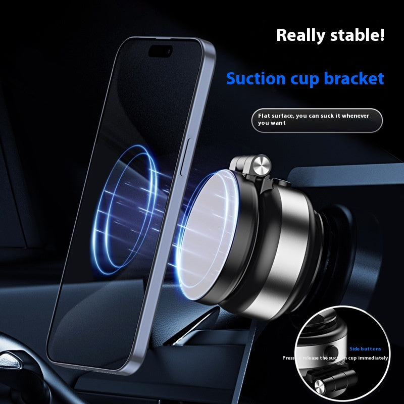 Magnetic Car Phone Holder – Strong Suction & 360° Rotation