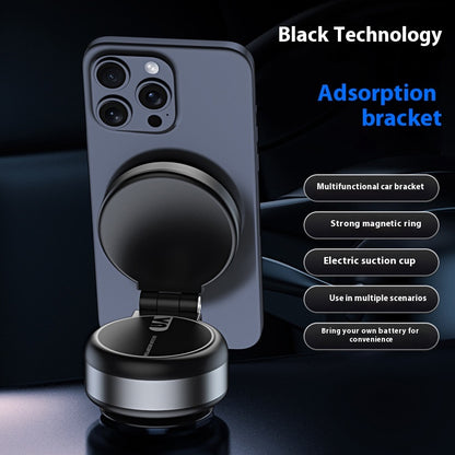 Magnetic Car Phone Holder – Strong Suction & 360° Rotation