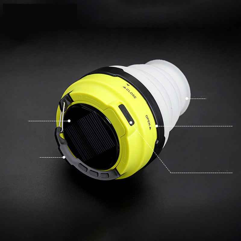 Solar Camping Light – Multifunctional Silicone Outdoor Lantern