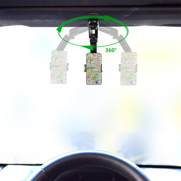 Multifunctional Car Mount – Sun Visor & Rear Seat Holder for Ultimate Convenience - AutoBits