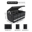 Foldable Car Trunk Organizer: Portable, Large-Capacity Storage Box - AutoBits