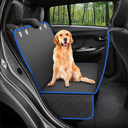 Dog Car Seat Cover: Mesh Hammock with Zipper and Pocket