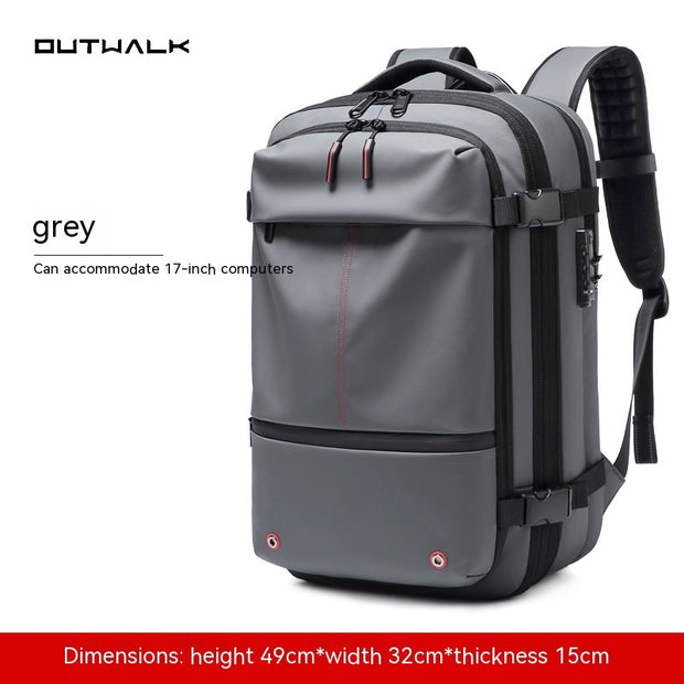 Men's Business Travel Backpack – Multifunctional, Large-Capacity Computer Bag with Vacuum Compression - AutoBits