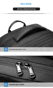 Travel Laptop Backpack – Large-Capacity Business Bag with USB Port & Vacuum Compression
