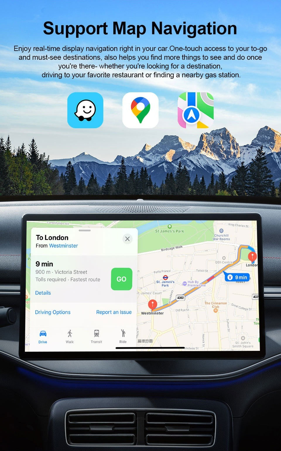 2-in-1 CarPlay & Android Auto USB Adapter – Wired or Wireless