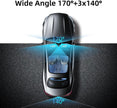 AutoBitStore™ 360° 4-Channel Dash Cam – Full Vehicle Surround Coverage, IR Night Vision & Smart OBD Radar Surveillance System