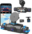 AutoBitStore™ 360° 4-Channel Dash Cam – Full Vehicle Surround Coverage, IR Night Vision & Smart OBD Radar Surveillance System