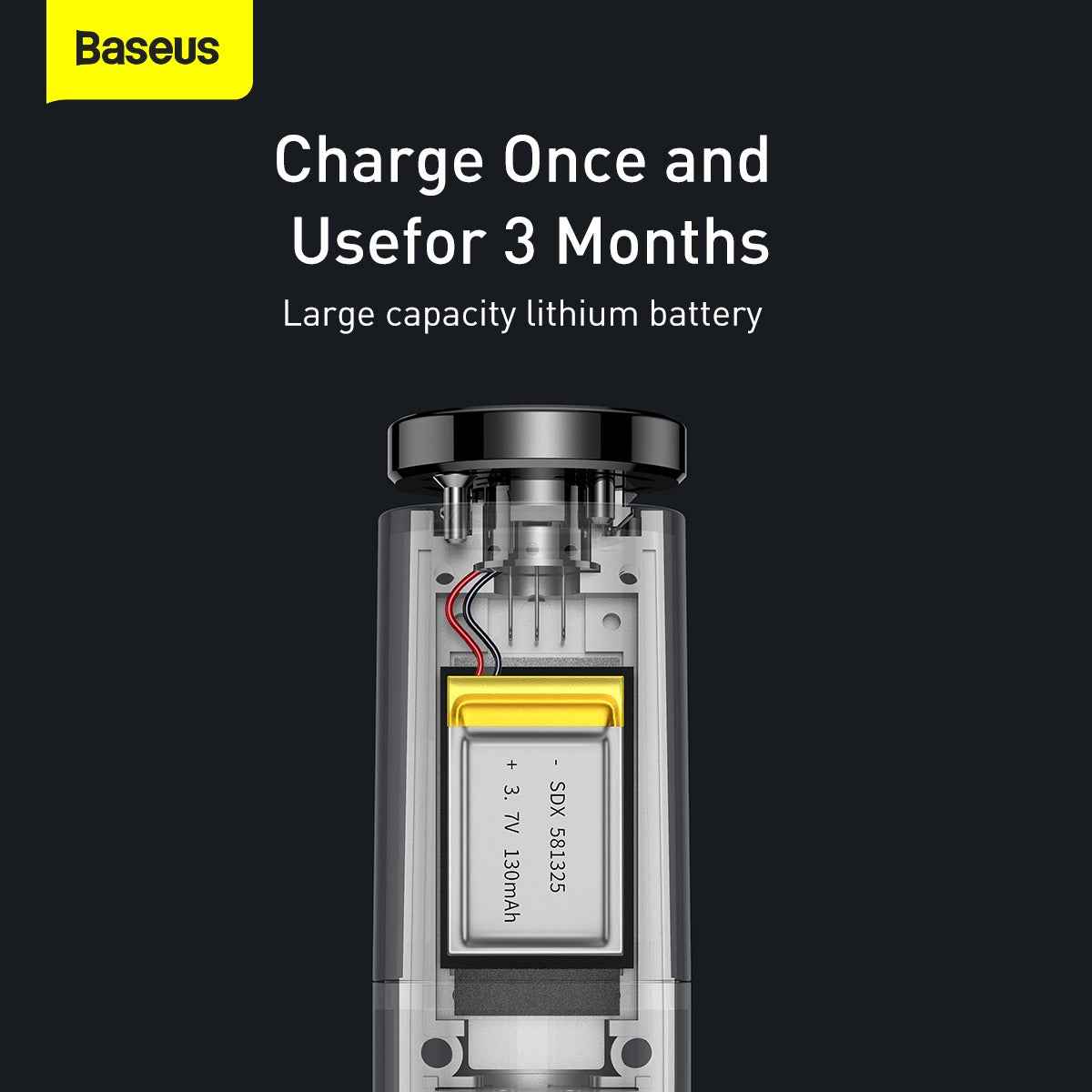 Baseus Rechargeable Breathalyzer – Precision Alcohol Tester, USB-C, One-Button Operation | Pocket Size