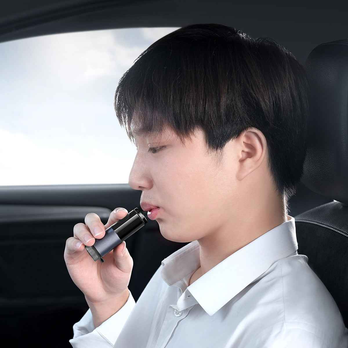 Baseus Rechargeable Breathalyzer – Precision Alcohol Tester, USB-C, One-Button Operation | Pocket Size