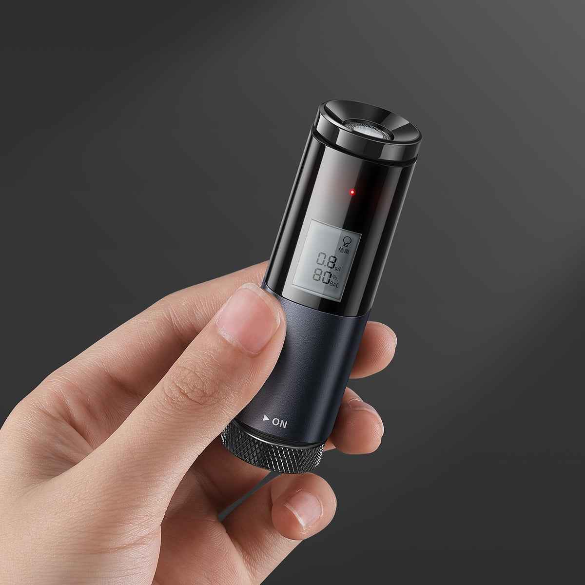 Baseus Rechargeable Breathalyzer – Precision Alcohol Tester, USB-C, One-Button Operation | Pocket Size